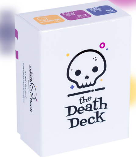 The Death Deck is a party game that lets you explore a topic we’re all obsessed with but often afraid to discuss. Team up with partners or play in a group – you’ll find out fascinating stuff about each other.